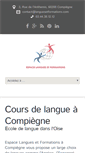 Mobile Screenshot of languesetformations.com